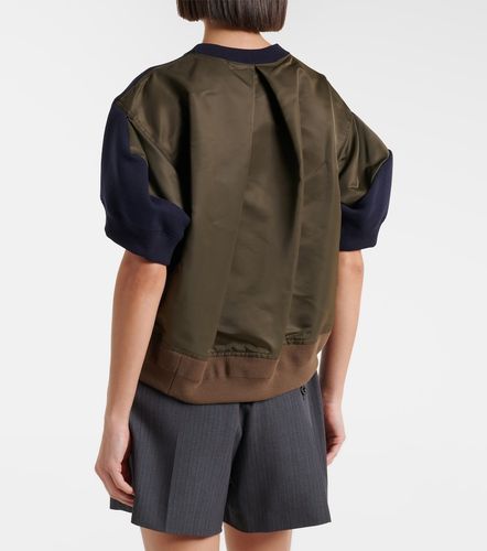 Sweatshirt aus einem Baumwollgemisch - Sacai - Modalova