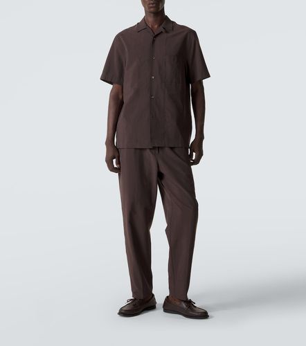 Selly silk-blend straight pants - Umit Benan - Modalova