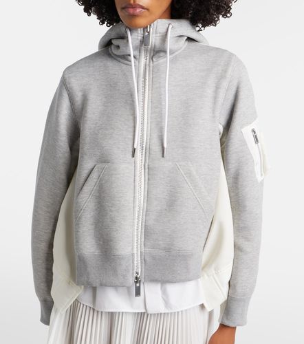 Sacai Felpa con cappuccio e zip - Sacai - Modalova