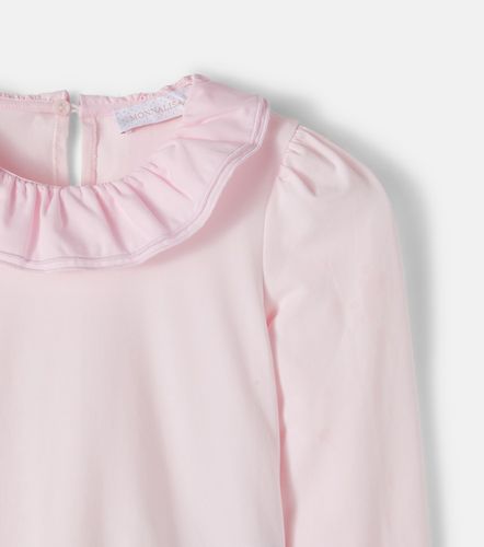 Top de jersey en mezcla de algodón - Monnalisa - Modalova