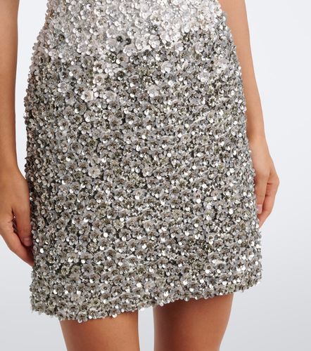 Là Fuori Abito corto floreale con paillettes - La Fuori - Modalova