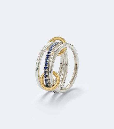 Anillo Tigris de plata de ley y oro de 18 ct con zafiros - Spinelli Kilcollin - Modalova