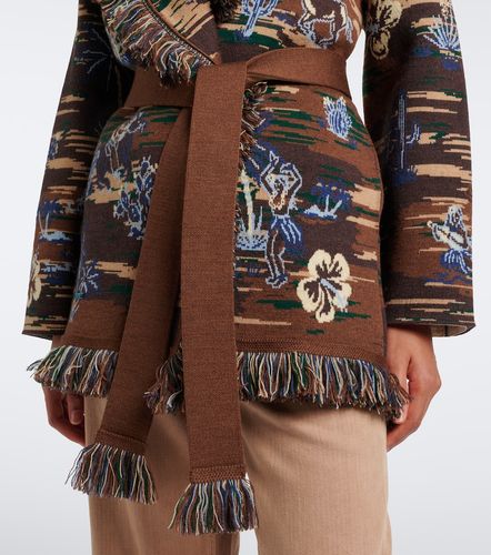 Texhawaii Rountrip jacquard wool-blend cardigan - Alanui - Modalova