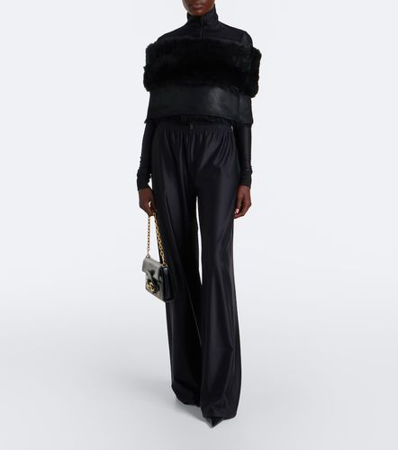 Gucci Silk-blend zip-up top - Gucci - Modalova