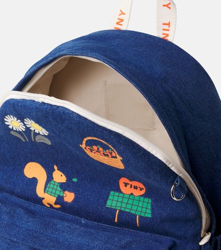 Mochila Tiny Apples en denim estampada - Tinycottons - Modalova