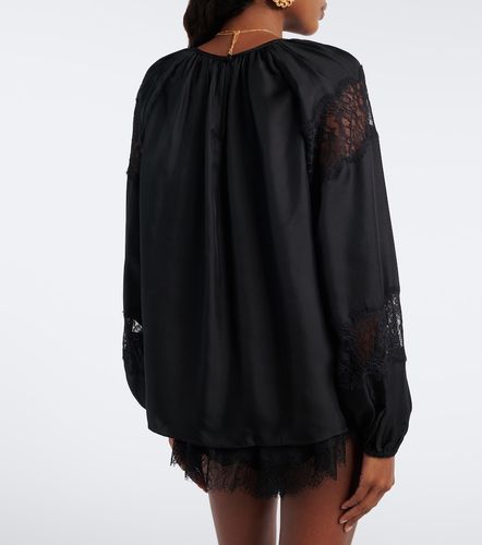 Bluse Bess aus Seide mit Spitze - Ulla Johnson - Modalova