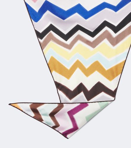 Missoni Zigzag silk twill scarf - Missoni - Modalova