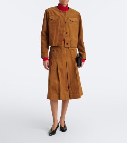 Cropped-Jacke aus Baumwoll-Cord - Tory Burch - Modalova
