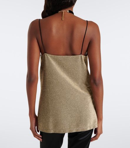 Top lencero de lamé con encaje - Dolce&Gabbana - Modalova