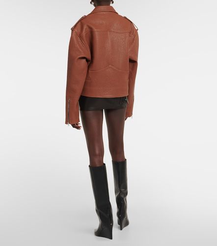 David Koma Oversized leather jacket - David Koma - Modalova