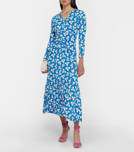Vestido midi de jersey con estampado - Diane von Furstenberg - Modalova