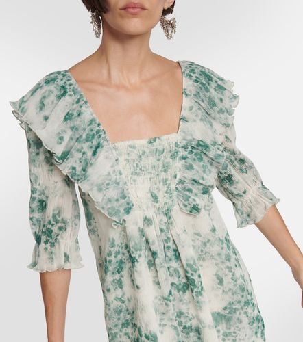 Miniabito in georgette con pince - Ganni - Modalova