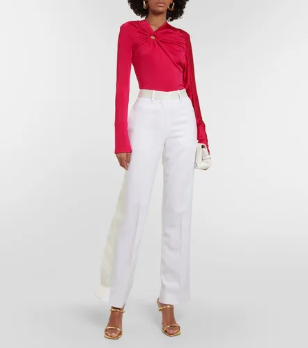 Gathered jersey top - Victoria Beckham - Modalova