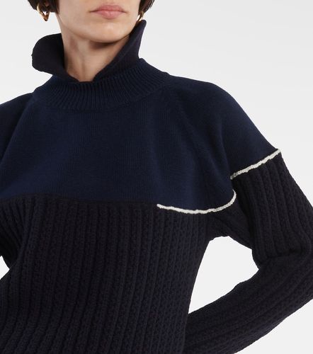 Pullover in lana con collo doppio - Victoria Beckham - Modalova