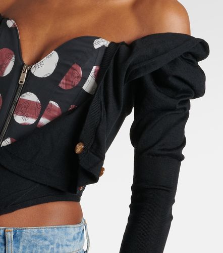 Top de lana y seda con mangas abullonadas - Vivienne Westwood - Modalova