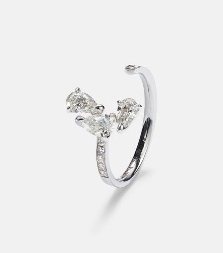 Anillo Serti Sur Vide de oro blanco de 18 ct con diamantes - Repossi - Modalova