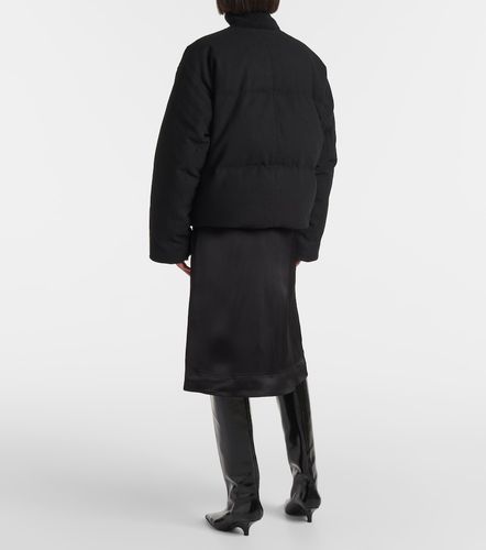 Wool-blend flannel down jacket - Toteme - Modalova