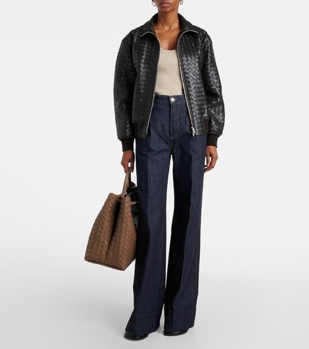 Jeans a gamba larga e vita alta - Bottega Veneta - Modalova