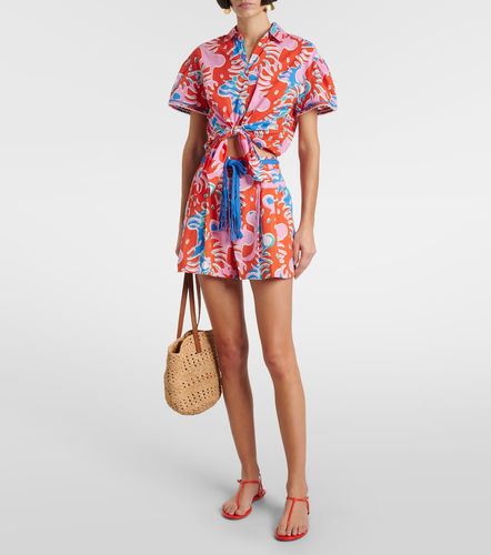 Camicia in cotone con stampa - Poupette St Barth - Modalova