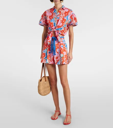 Camisa de algodón estampada - Poupette St Barth - Modalova