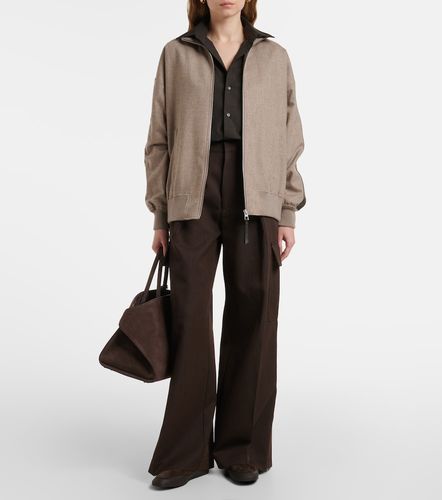 Apres Ski shearling-lined suede ballet flats - Le Monde Beryl - Modalova