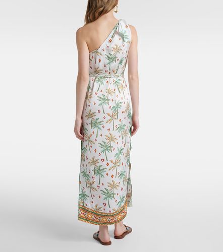 Isabelle printed one-shoulder kaftan - Poupette St Barth - Modalova