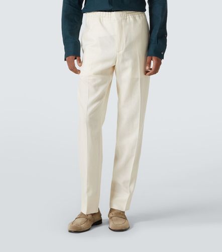 Zegna Pantaloni regular in lino - Zegna - Modalova