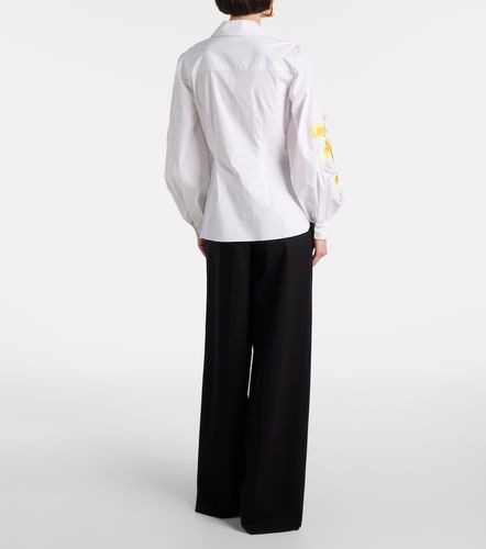 Camicia in popeline di misto cotone - Carolina Herrera - Modalova