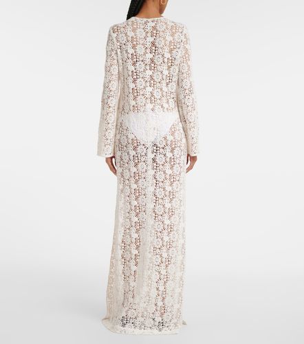 Vestido largo de encaje de algodón - Nili Lotan - Modalova