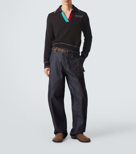 Polo in cotone, cashmere e lana - JW Anderson - Modalova