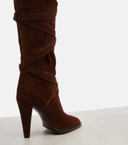 Saint Laurent Botas altas de ante - Saint Laurent - Modalova