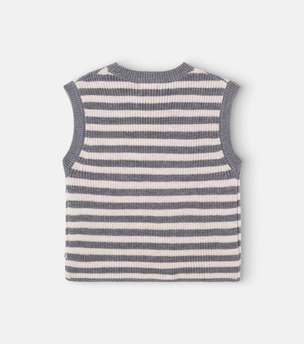 Wheat Chaleco Ruby de lana a rayas - Wheat - Modalova