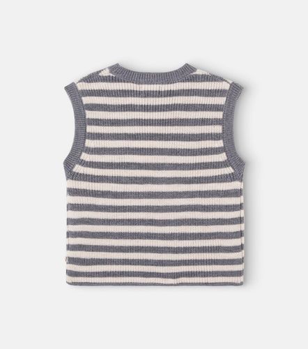 Wheat Chaleco Ruby de lana a rayas - Wheat - Modalova