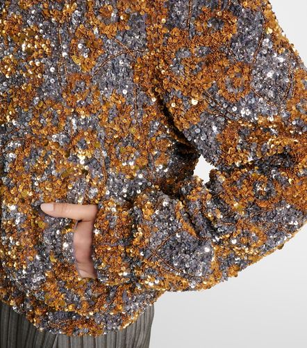 Sequined blouson jacket - Dries Van Noten - Modalova