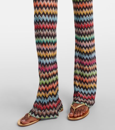 Missoni Zigzag lame flared pants - Missoni - Modalova