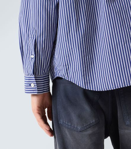 Camicia in popeline di misto cotone a righe - Balenciaga - Modalova