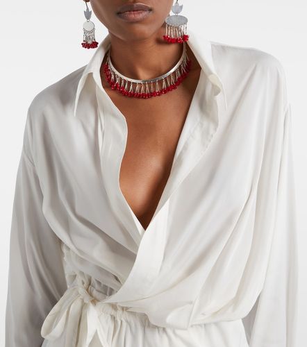 Isabel Marant Blusa Keren de satén - Isabel Marant - Modalova
