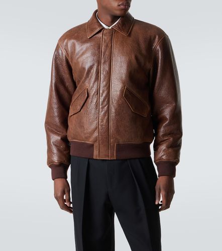 Saint Laurent Leather bomber jacket - Saint Laurent - Modalova
