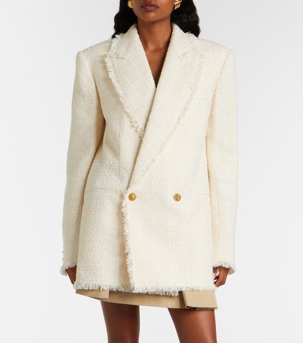 Double-breasted tweed jacket - Balmain - Modalova
