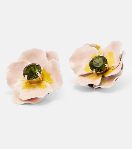 Blooming Poppy embellished earrings - Simone Rocha - Modalova