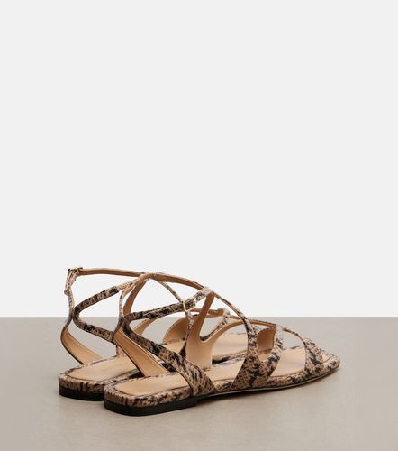 Ayla snake-effect leather sandals - Jimmy Choo - Modalova