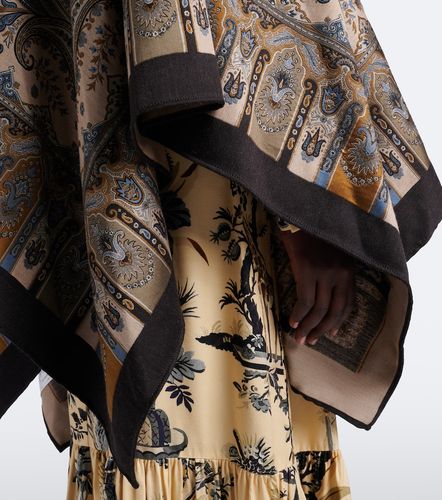 Paisley jacquard wool-blend shawl - Etro - Modalova