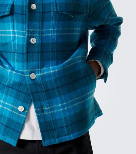 St. Moritz plaid cashmere overshirt - Umit Benan - Modalova