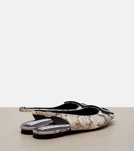 Gommettine leather slingback flats - Roger Vivier - Modalova