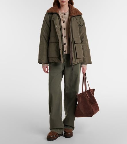 Botas de piel con borrego y cuentas Monili - Brunello Cucinelli - Modalova