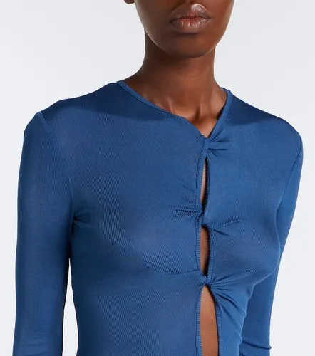 Open Twist cutout ruched jersey maxi dress - Christopher Esber - Modalova