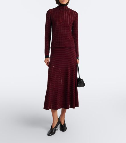 Phyllis striped wool and cotton midi skirt - Proenza Schouler - Modalova