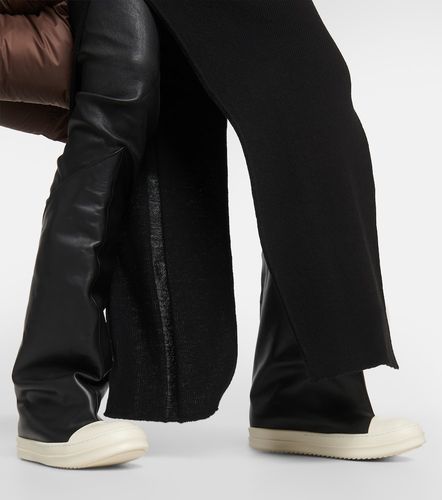 Botas mosqueteras Oblique de piel - Rick Owens - Modalova