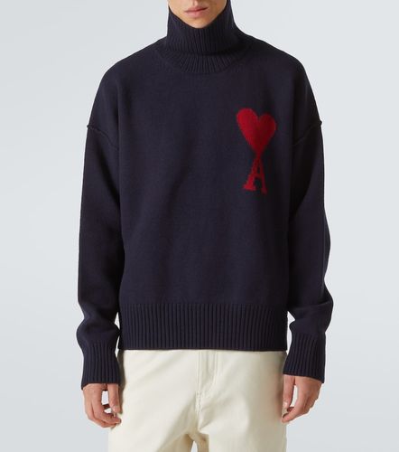 Rollkragenpullover Ami de Cœur aus Schurwolle - Ami Paris - Modalova