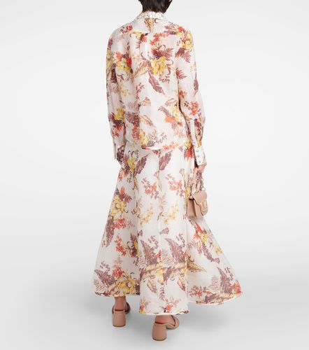 Matchmaker printed linen and silk shirt - Zimmermann - Modalova